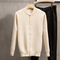 Solid Color Sweater Coat