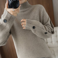 Women's Solid Color Casual Knitted Base Layer Top