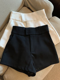Suit Shorts Women's High Waist A- Line