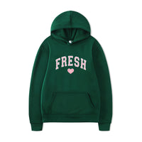 New Letter Printed Boys' Hooded Sweater