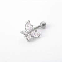 Fashion Butterfly Creative Body Jewelry Sexy Simple Geometric Handmade Micro-inlaid Belly Button Nails