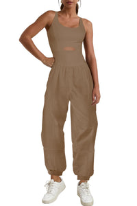 Women's Sleeveless Sports Suit Jumpsuit