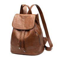 Fashionable Korean All-match Genuine Leather Women's Backpack