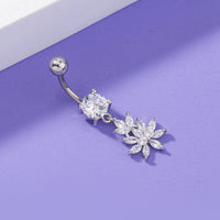 Creative Zircon Umbilical Button Umbilical Ring Puncture