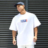 Summer Men's Casual Sports Short Sleeve Fashion Fashion Brand Loose Half Sleeve Workout Clothes Top Outdoor Training T-shirt
