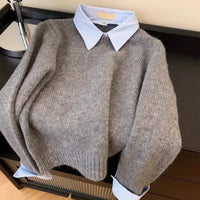 Women's Fashionable Loose Soft Glutinous Sweater