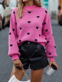 Love Loose-fitting Women's Sweater Pullover Winter