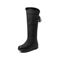 New Wedge-heel Casual Thick-fur High-top Snow Boots