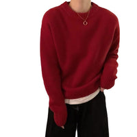 Japanese Leisure Idle Style Milk Huhoo Round Neck Sweater For Women