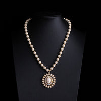 Fashionable Retro Ethnic Style Turquoise Necklace