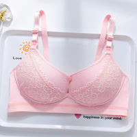 Nursing Bra Front Button Push Up Anti Sagging