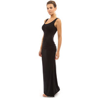 Women's Sexy Sleeveless Slim-fit Pleated Split Dress