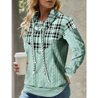 Leisure Pullover Multi-color Short Women's Hooded Sweater