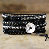Bourbon Bohemia Stone Crystal Handmade Beaded Bracelet