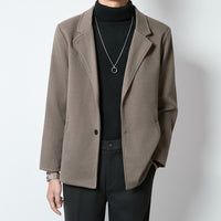 Lightly Mature-Style Loose Casual Wool Blazer