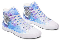 Printed Couple High-top Canvas Shoes