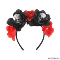 Party Headband Accessory Rose Veil Halloween Mesh Veil Stage Prop