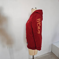 Women's Hooded Sweatshirt Pullover Jacket Casual Loose-Fitting