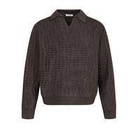 Fashion Ripped Design Retro Loose Sweater