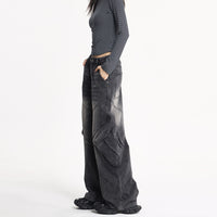 Women's American-style High-street Workwear Denim Jeans