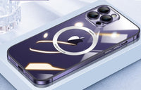 Transparent Phone Case Lens Cover Steel Frame