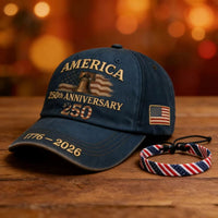 250th Anniversary Baseball Cap Embroidered Sun Hat