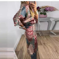 Shirt Loose Printed Casual Suit