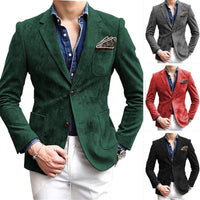 Men's Solid Color Loose And Versatile Suit Jacket
