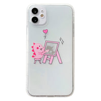 Cartoon Air Pressure Anti-fall Soft Shell Lovers