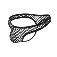 Translucent Mesh Thong U Convex Cutout