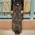 Retro High-waisted Figure-flattering Skirt