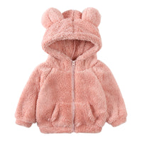 Children Berber Fleece Coat Children's Clothing Cartoon Bear Boy Thickened