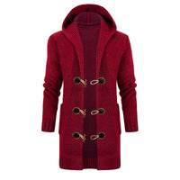 Men's Sweater European And American Style Mid-length Cardigan