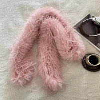 Personalized Hot Girl High-grade Plush Scarf For Women