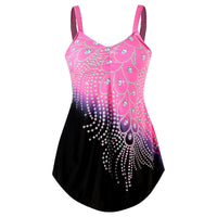 Swimsuit Women's One-piece Skirt 5XL 200 Catties