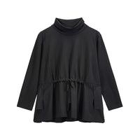 Cool Long Sleeve Pullover Loose Slimming Top