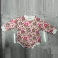 Autumn Children's Middle And Big Children's New Cotton Printed Jumpsuit