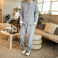 Men's Fashion Personality Loose Large Size Hanfu Suit