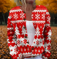 3D Digital Printed Sweater Hoodie Jacket For Women