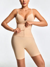 Adjustable 3-Level Closure Shapewear Shorts - Tummy & Waist Control With Natural Butt-Lift