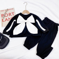 Baby's Back Bow Sweet Wind Suit