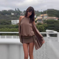 New Short Dress With Chain Detailing