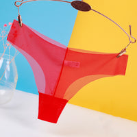 Underwear Ladies New T-back Mesh Cute Girl Heart Cotton Bottom Crotch