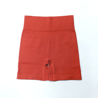High Waist Hip Raise Threaded Sports Shorts