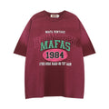 Inkjet Distressed Cotton Short-sleeved T-shirt For Men