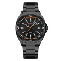 Fashionable Steel-band Casual Business Mens Quartz Watch