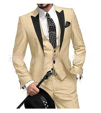 Black Collar Color Blocked Three Piece Set
