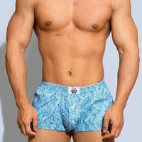 Quick-drying Pure Cotton Arrow Pants Floral Boxers Japanese Style