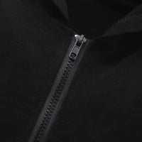 Children's Black Back Letter Cotton Sweater Coat