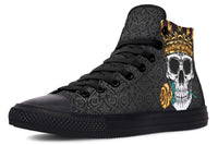 Printed Couple High-top Canvas Shoes